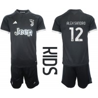 Juventus Alex Sandro #12 Tredje Dräkt Barn 2023-24 Kortärmad (+ Korta byxor)